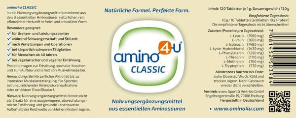 amino4u CLASSIC • 120 Presslinge