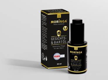 Moringa Gesichts- & Bartöl, 30ml