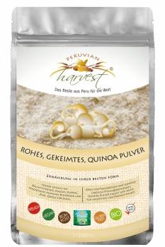 Rohe, gekeimtes Quinoa Pulver 250g, BIO