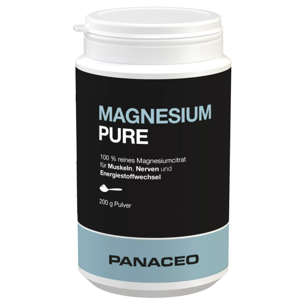 Magnesium Pure Pulver – reines Magnesiumcitrat für deine tägliche Balance 200 g